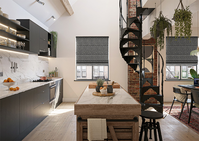 Confetti, Raven - Roman Blind - Image 8